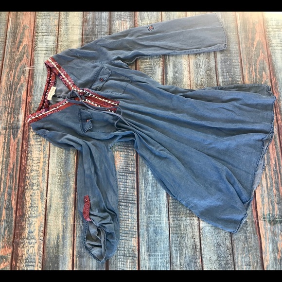 Penelope Rose Women's M soft Denim Dress - Picture 3 of 13